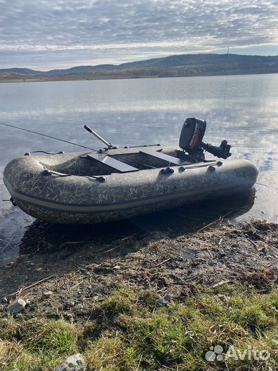 Надувная лодка с мотором