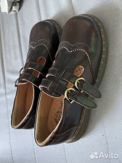Винтажная кожаная обувь, новая
