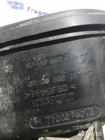 Корпус воздушного фильтра Renault Logan 2005-2014