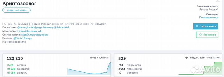 Продам готовый бизнес проект Телеграм канал крипто