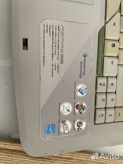 Ноутбук acer на запчасти