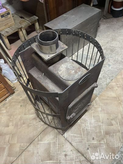 Печь для бани с баком