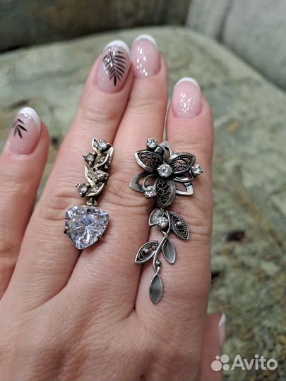 Серебряные серьги