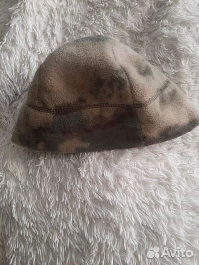 Шапка флисовая мох