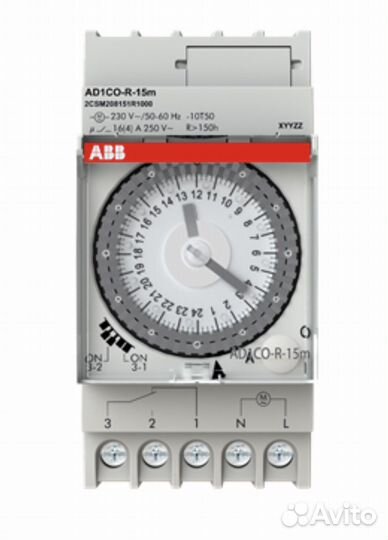 Реле времени суточное AD1CO-R-15m ABB