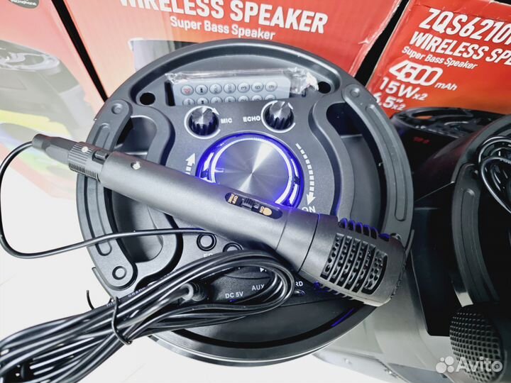 Аудиосистема 30Вт с караоке микрофоном (Окт139)