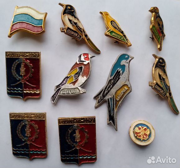 Значки 11шт