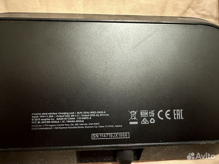 Беспроводная зарядка для iPhone mophie