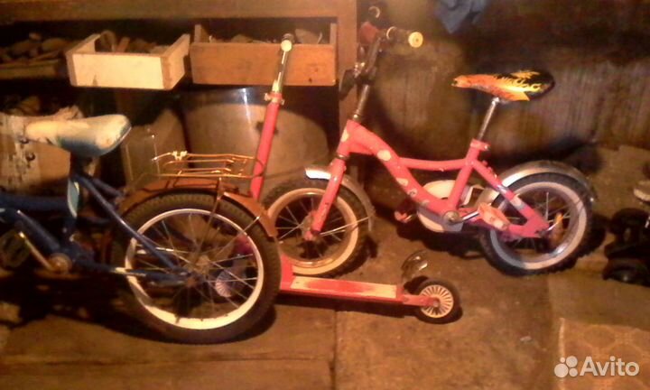 Детский велосипед бу 16