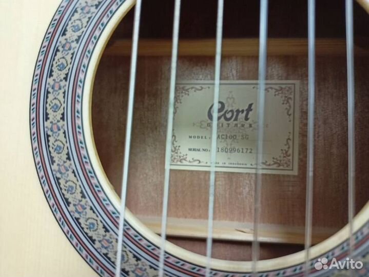 Классика. Cort Ac100 Sg. Отличная Гитара