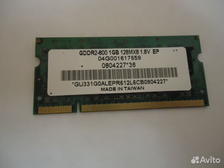 Модуль памяти DDR2 1 Gb для ноутбука