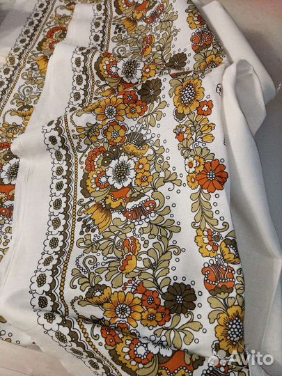 Полотенечные отрезы,скатерть, ткань СССР