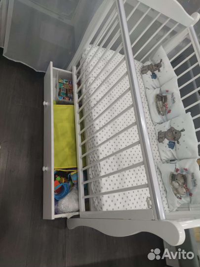 Кровать детская из массива березы Можга Уралочка