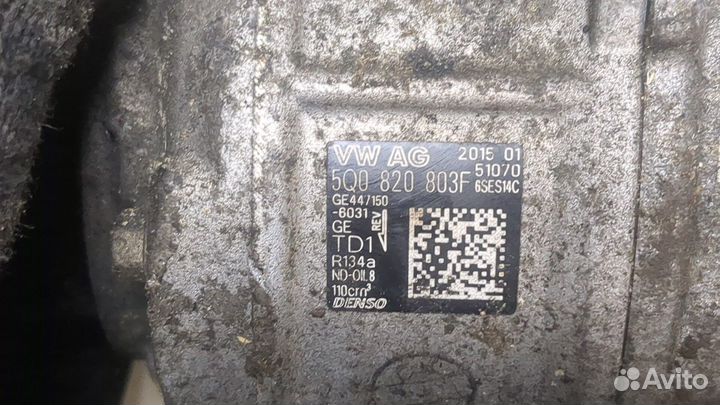 Компрессор кондиционера Volkswagen Golf 7, 2015