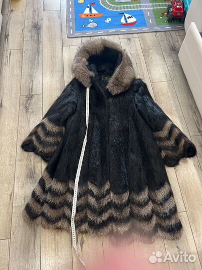 Шуба женская нутрия