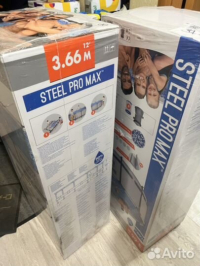 Каркасный бассейн 366 на 100