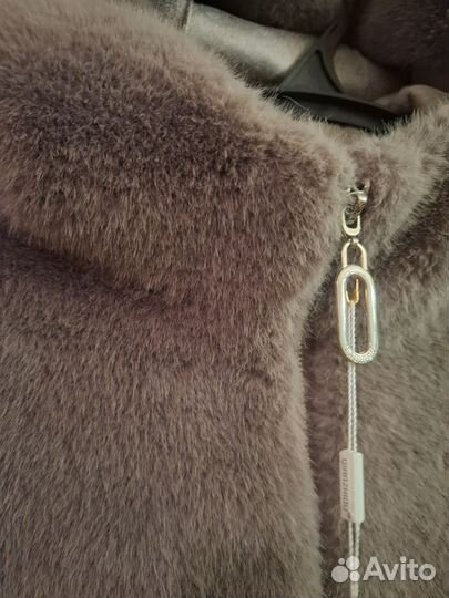 Новая натуральная шубка из кролика рекс 54-56