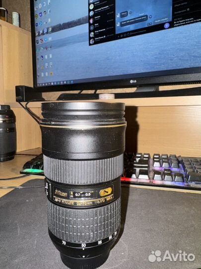 Объектив AF-S nikkor 24-70mm f/2.8 G ED