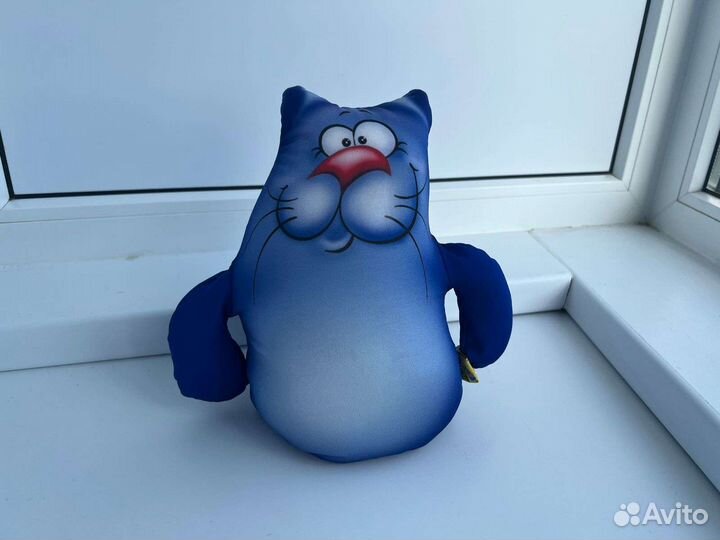 Игрушка антистресс перевертыш кот заяц мягкая