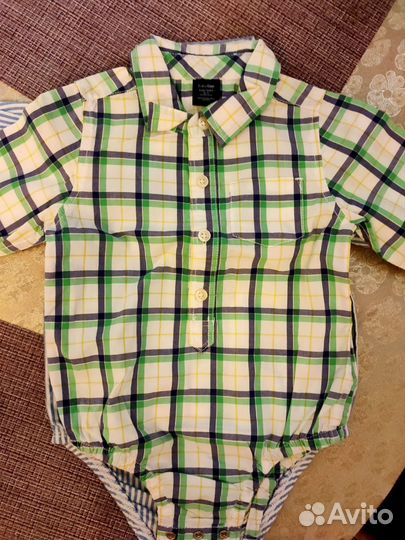 Рубашка боди для мальчика