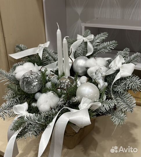 Новогодняя композиция из нобилиса