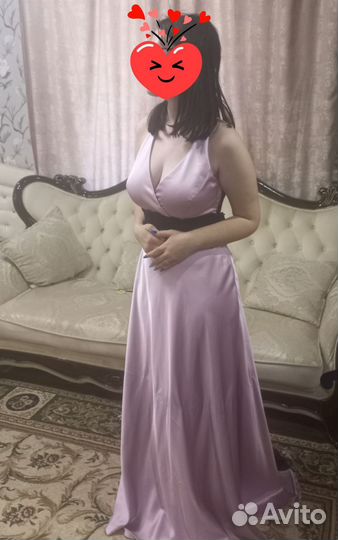 Вечернее платье в пол со шлейфом 46-48