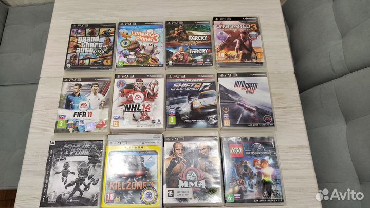 Диски на ps3