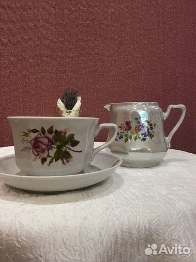 Молочник и чайная пара СССР