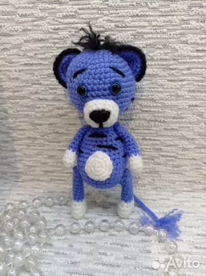 Вязанные игрушки. Тигрёнок. Ручная работа