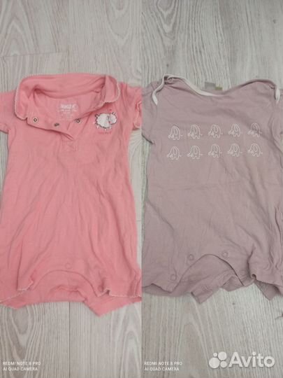 Детские вещи пакетом на девочку 62 68