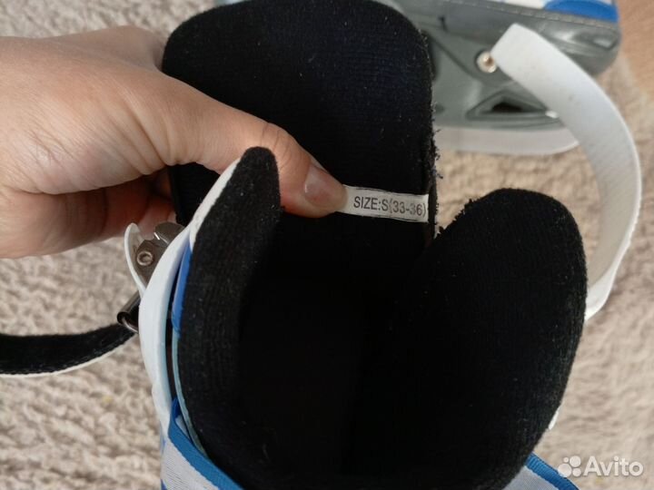 Коньки детские раздвижные 33 - 36