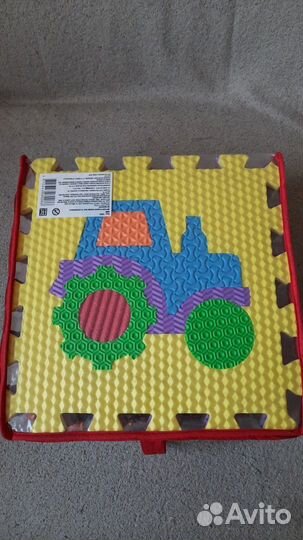 Большой мягкий коврик-пазл