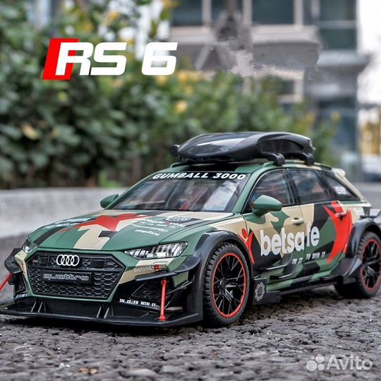 Audi RS6 Tuned. Премиум качества модель 1:24