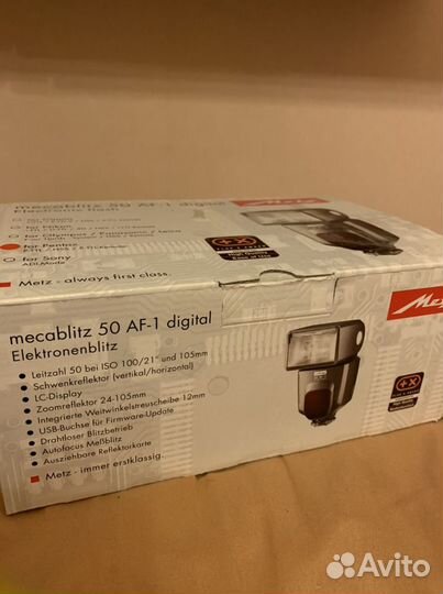 Вспышка камеры Metz 50 AF-1 для Pentax