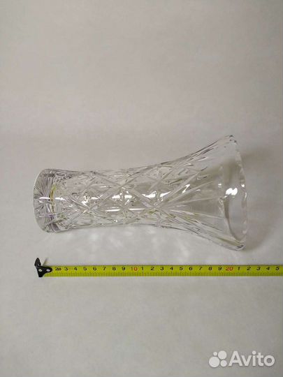 Ваза для цветов хрустальная СССР