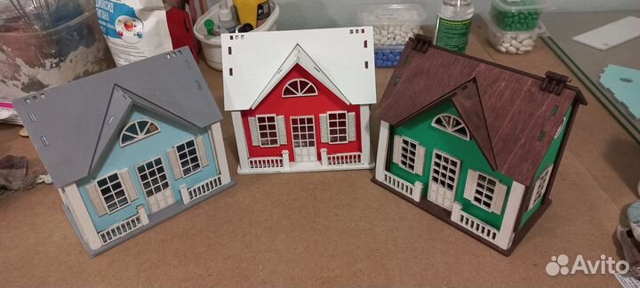 Домик копилка органайзер ночник декор