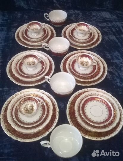 Антикварный сервиз «оscаr schlegеlmilсн »