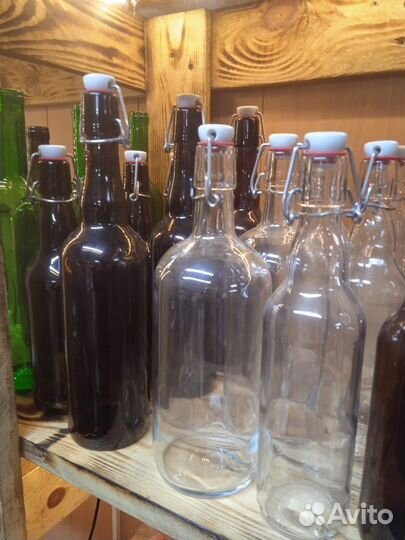 Бутылки стеклянные 0,5; 0,7; 1 л