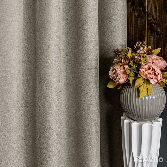 Блэкаут шторы Массимо Циркон готовые и на заказ