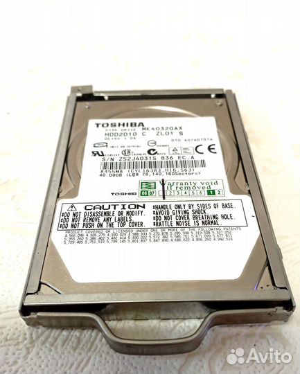 Жесткий диск 2.5 IDE