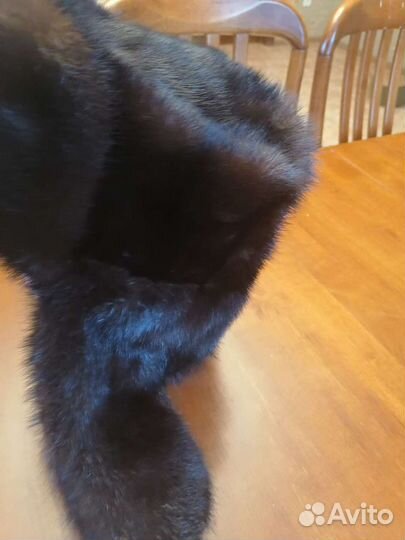 Норковая шапка мужская ушанка