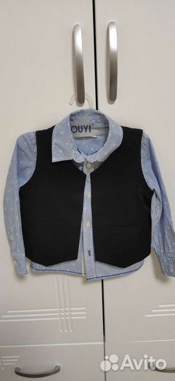 Рубашка с жилеткой