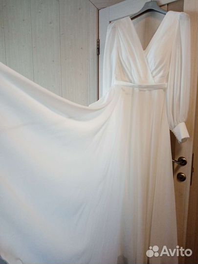 Свадебное платье для беременных 46-48