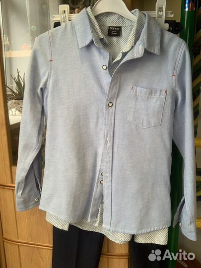 Школьный костюм и рубашка на мальчика