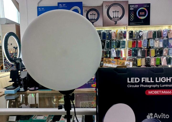 Профессиональный видеосвет 36 см