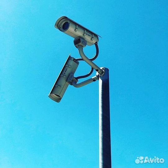 2мп Камера 3G/4G, Комплект для установки на столб