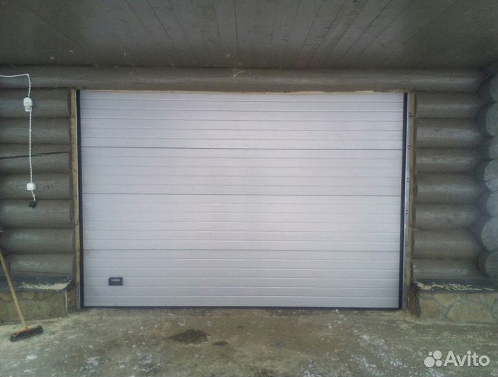Гаражные ворота алютех под ключ