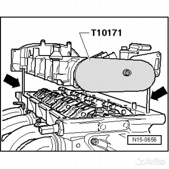 Набор фиксаторов VW Audi 1.2/1.4/1.6 FSI/1.4TSI