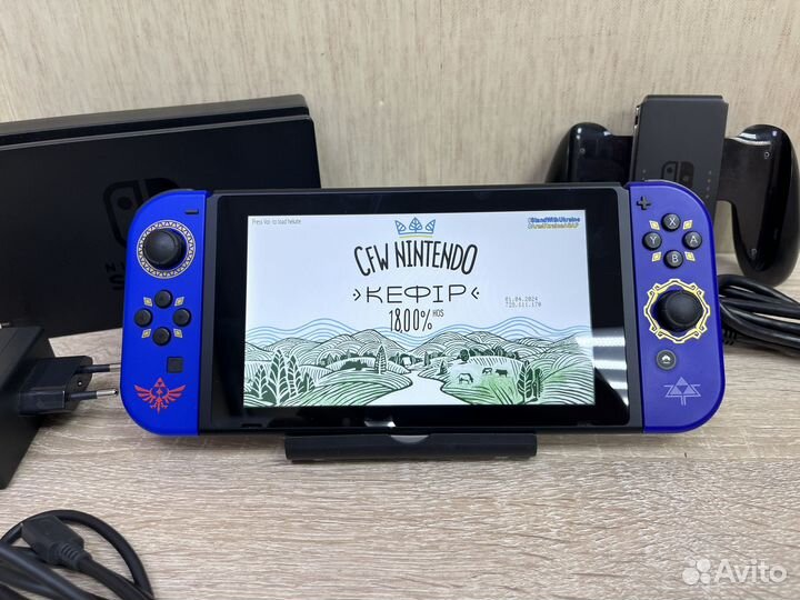Nintendo switch чип + 10,000 игр