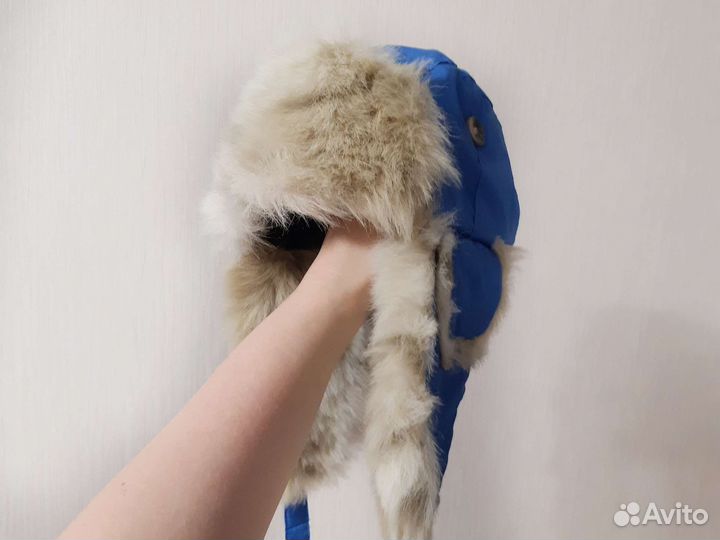 Детская шапка зимняя р.51/53 huppa мембрана, синяя